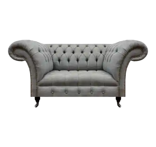 Wohnzimmer Zweisitzer Sofa Couch Luxus Chesterfield Sitz Polstermöbel Textil Top-Angebot