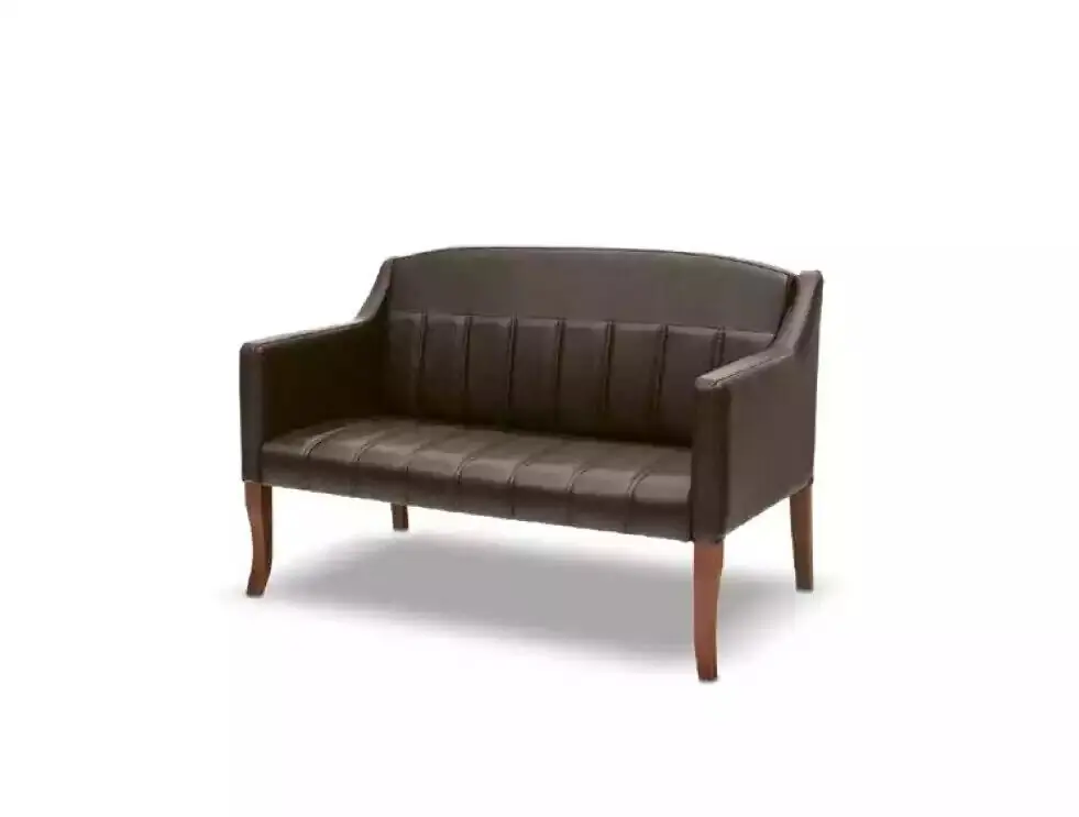 Arbeitszimmer Sofa Zweisitzer Textil Office Moderne Büroeinrichtung Highlight