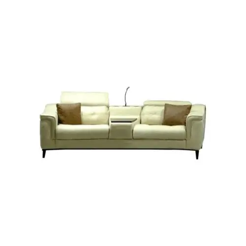 Beiger Zweisitzer Designer Sofa 2-Sitzer Wohnzimmer Luxuriöse Sitzmöbel Schnäppchen