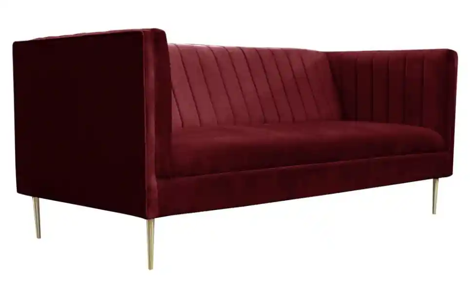 Preisreduziert Bordaux rot Luxus Couch Polster sofa burgund zweisitzer sofas couchen wohnzimmer
