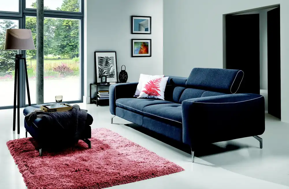 Chesterfield 3 Sitzer Designer Sofa Couch Polster Sofas Couchen Textil Stoff Neu Heute Kaufen