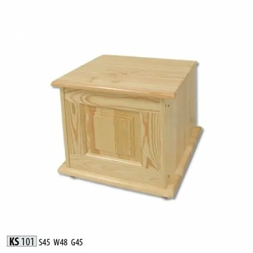 Deko Box Vollholz Möbel Holz Möbel Handarbeit Schatule Truhe Echtholz 45x45cm Knallerangebot