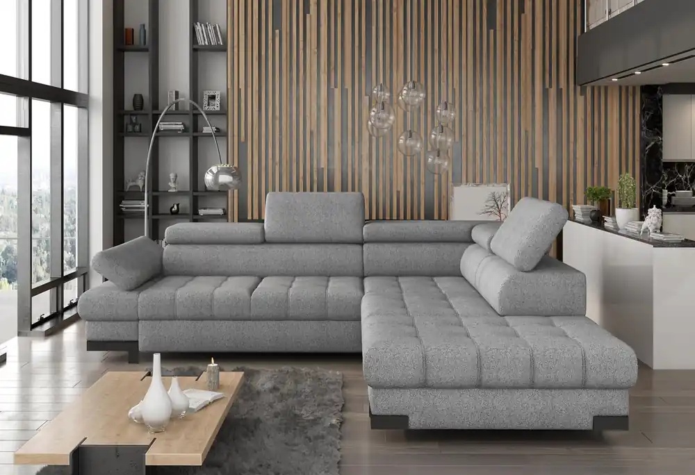 Billig Design Ecksofa L-form Modern Sofas Textilsofa Couch Wohnlandschaft Sofa Sitz