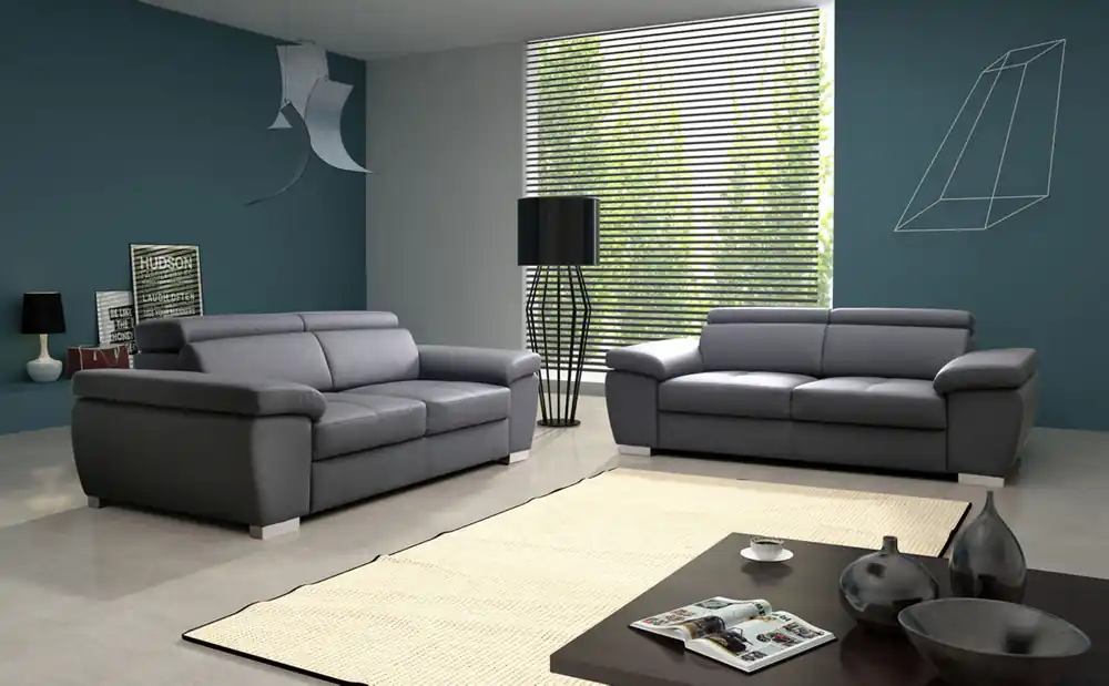 Ausverkauf Design Polster Sitz Couch 2 Sitzer Garnitur Sofa Sofas Couchen Textil Stoff Neu