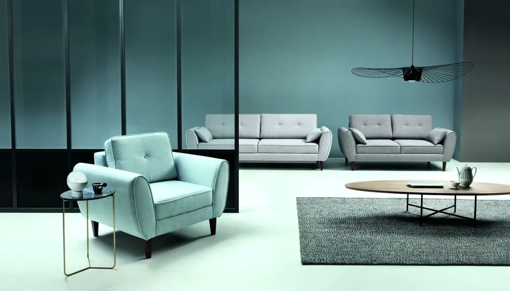 Bestpreis Design Sofa 2 Sitzer Möbel Polster Textil Sofas Couchs Wohnlandschaft Neu