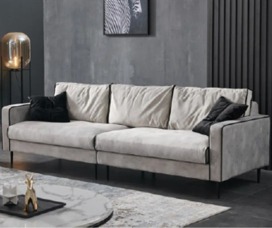 Weltweiter Versand Design Sofa 4 Sitz Polster Couchen Textil Wohnzimmer Garnitur Möbel