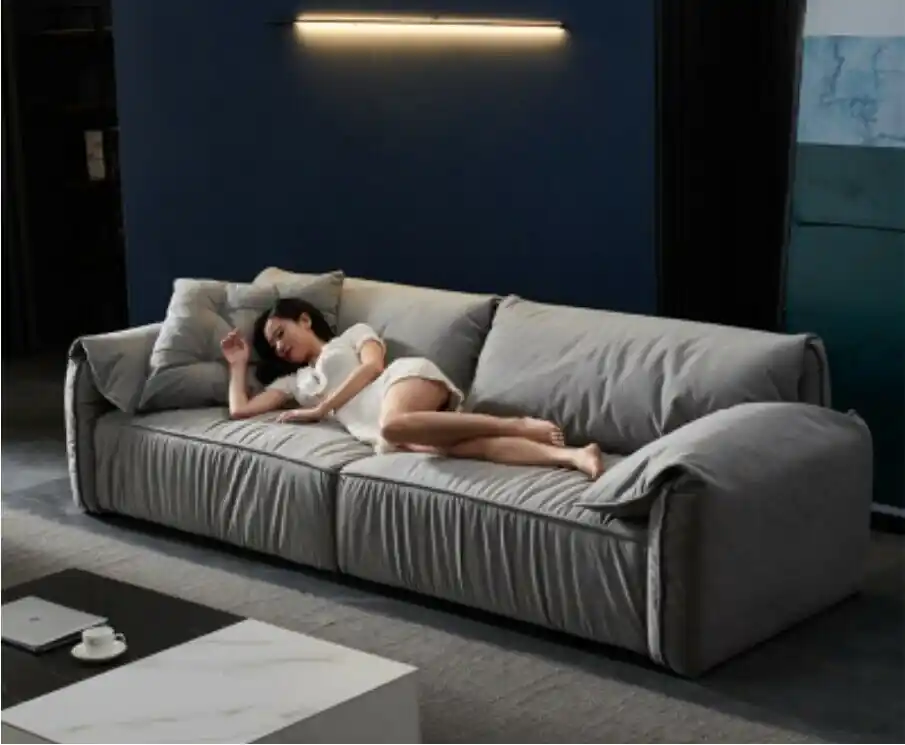 Design Sofa 4er Sitz Sofas Textil Design Sofa Möbel Sofa 4 Sitzer Couch Polster Neue Ware