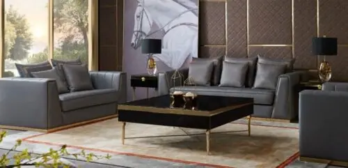 Dreisitzer Couch Modern Couch Polster Sofa 3 Sitzer Leder Couchen Finale Aktion