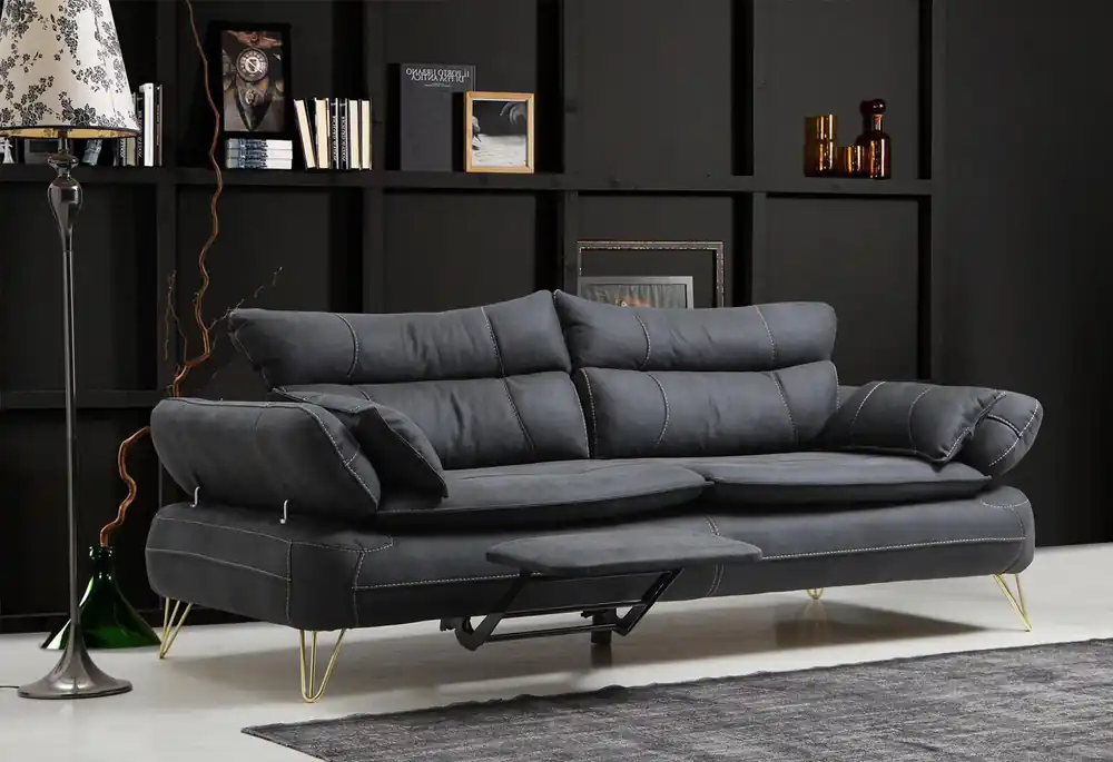 Versand Am Gleichen Tag Dreisitzer Couch Polster Möbel Stoff Couchen Sofa Designer Einrichtung