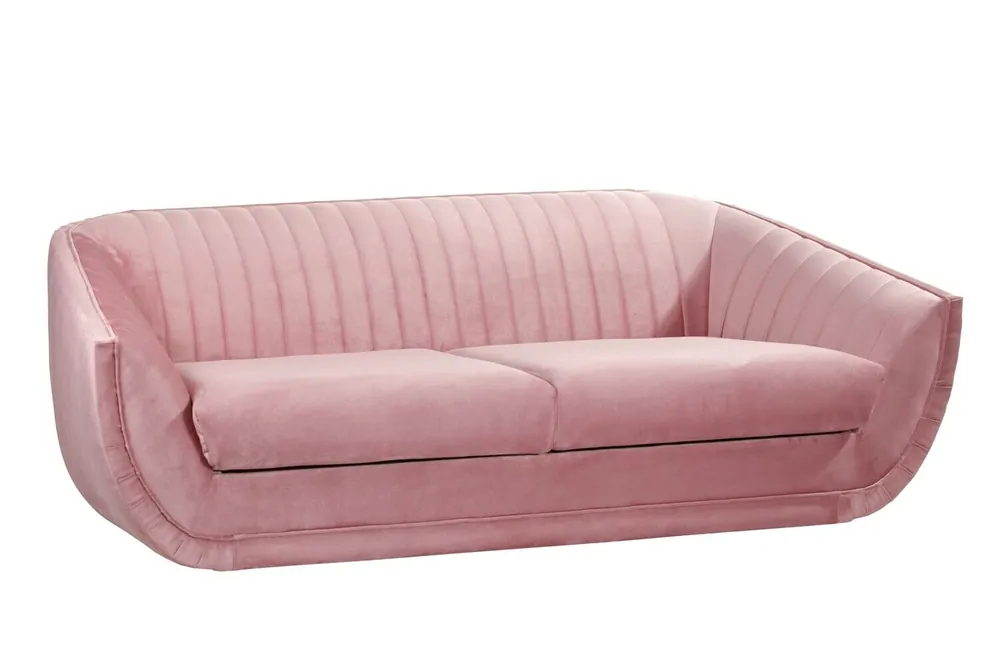 Dreisitzer Sofa 3 Sitzer Couch Polster Sofas Couchen Wohnzimmer Design Textil Neuheit