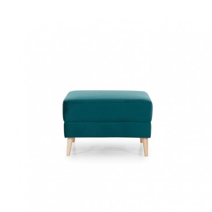 Fußhocker Sitzhocker Sitzpouf Wohnzimmer Designer Hocker Leder Textil Premium