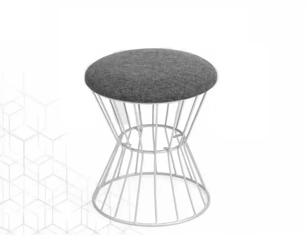 Hocker Fußhocker Würfel Luxus Möbel Design Stil Lounge Club Stoff Angebot