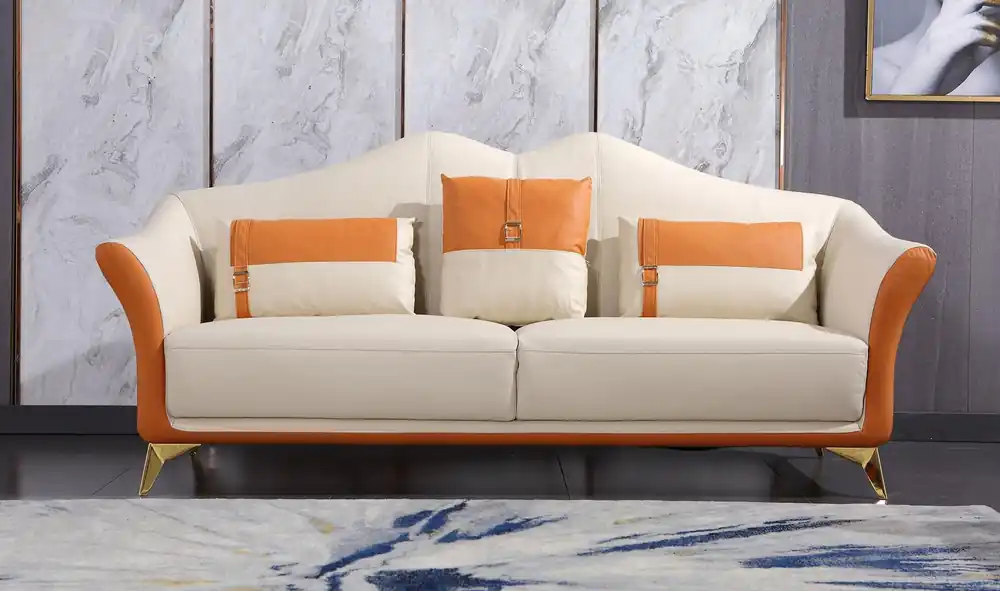 Klassischer Dreisitzer Sofa 3 Sitzer Design Sofas Couch Italienische Stil Exklusiv