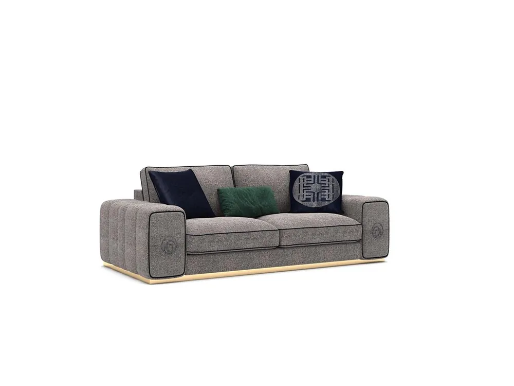 Hochwertig Luxus Couch Polstermöbel Polster Sofa Textil Couchen Wohnzimmer Neu Zweisitzer