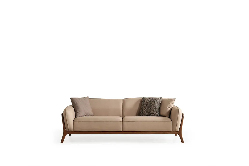 Jetzt Bestellen Moderne Beige Textilcouch Designer Möbel Wohnzimmer Edle Polstersofas