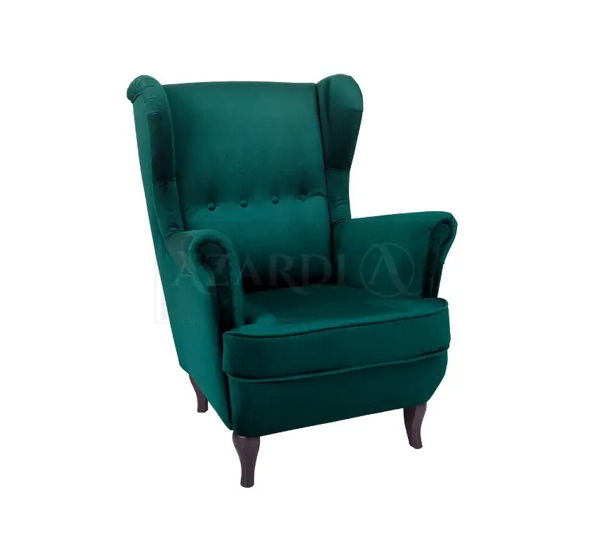 Top-Qualität Ohrensessel Sessel Fernseh Design Polster Sofa Couch Chesterfield Textil Möbel