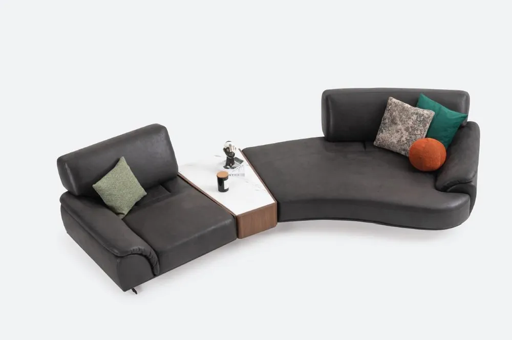 Begrenztes Angebot Rund Wohnzimmer Couch Möbel 5 Sitz Couchen Runde Sofa Möbel Textil