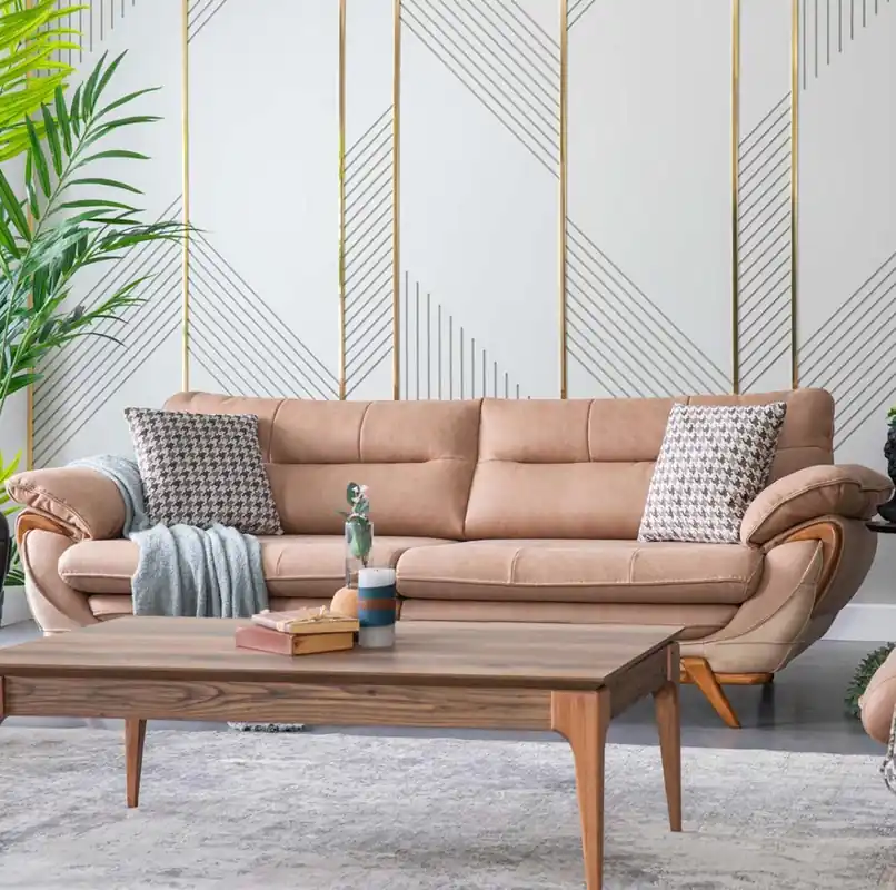 Neu Im Sortiment Schlafsofa Couch Klappsofa Dreisitzer Couchen Sofa Bettfunktion Stoff