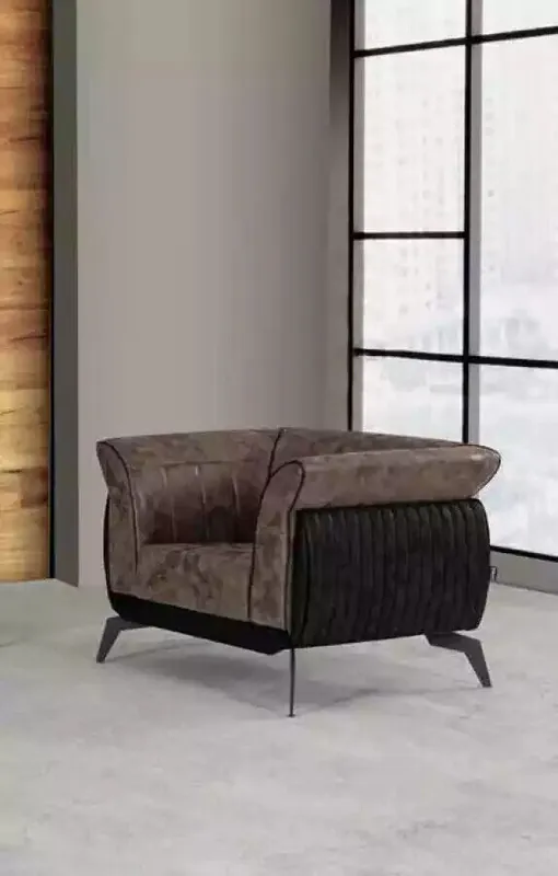 Neu Sessel Designer Polster Stoff Arbeitzimmer Textil Möbel Luxus Sitz Neu