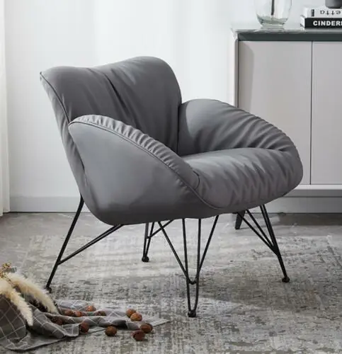 Finale Aktion Sessel Weich Wohnzimmer Fernseh Sofa Couch Sessel Stuhl Samt Grau