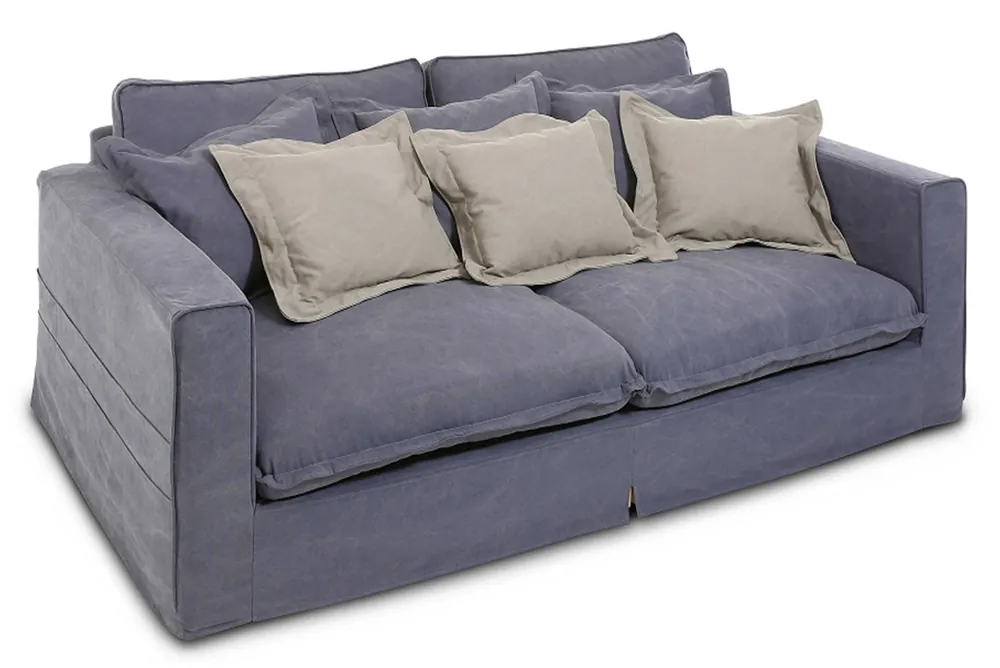 Neuheit Sofa 3 Sitzer Stoffsofas Luxus Couch Couchen big Polster Lümmel 240cm
