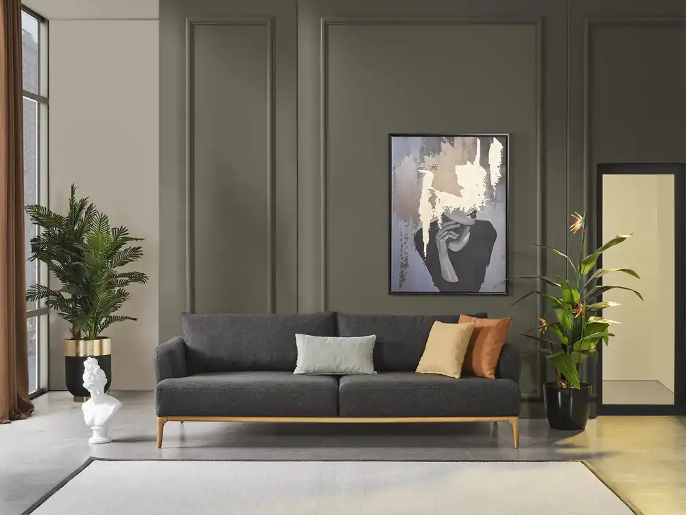Schnäppchen Sofa 4 Sitzer Luxus Design Couch Sofas Luxus Polster Möbel Modern 274cm