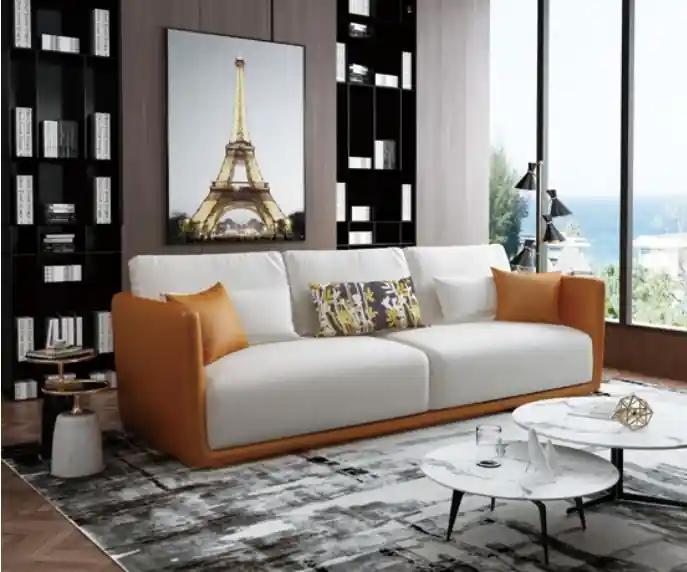 Sofa 4 Sitzer mit Couchtisch Big XXL Couch Sofas Couchen Wohnzimmer Billig