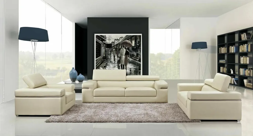 Sofa Couch Polster 3 Sitzer Leder Sofas Couchen Sitz Garnituren Design Markenware