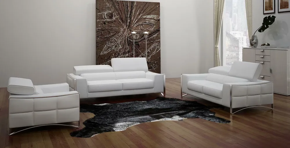 Sofa Couch Polster XXL Big 3 Sitzer (ohne 2+1) Sofas Leder Sitz Design Preisknaller