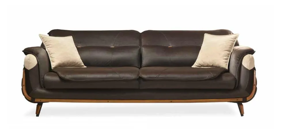 Sofa Wohnzimmer Möbel Dreisitzer Sofas Klassisches Stoff Couch Luxus Top-Angebot