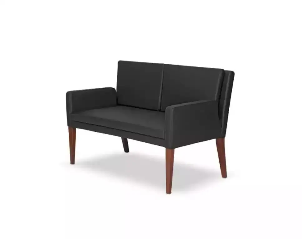 Sofa Zweisitzer Textilcouch Arbeitsplatz-Möbelsortiment Sitzmöbel Echt