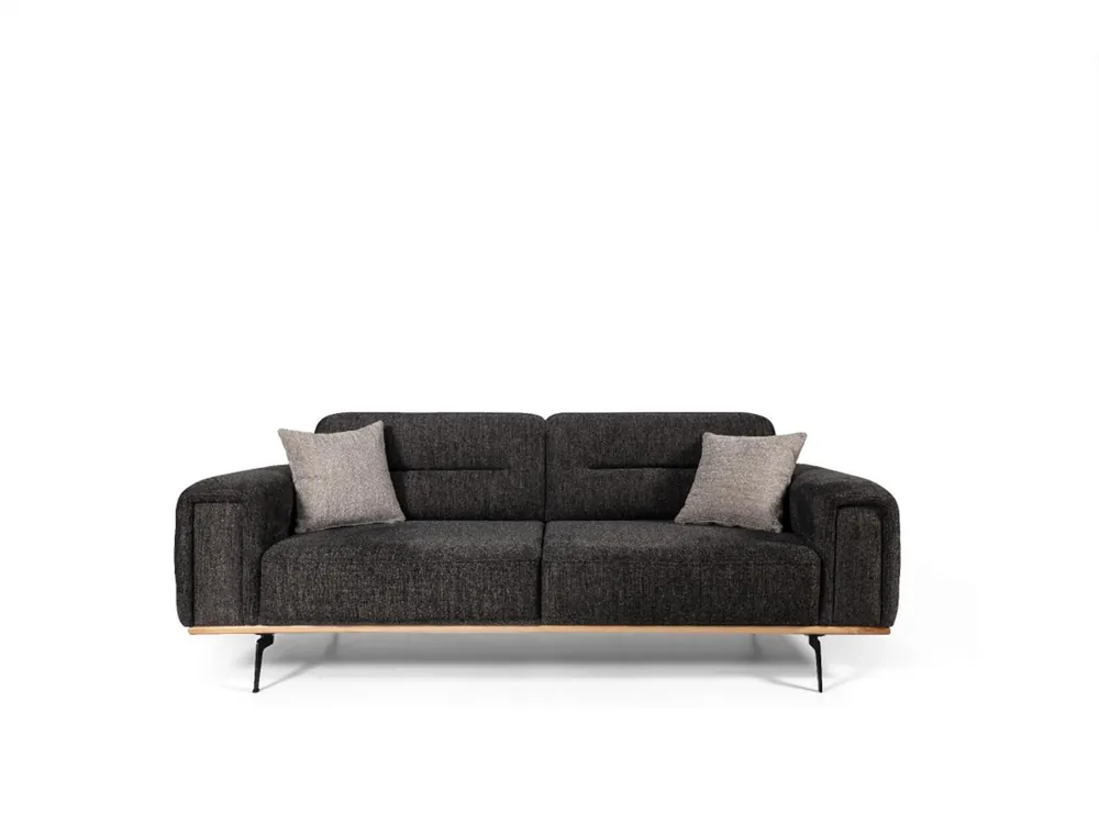 Preiswert Stoffsofa Design Dreisitzer Grau Sofa 3 Sitzer Polstersofa Couch