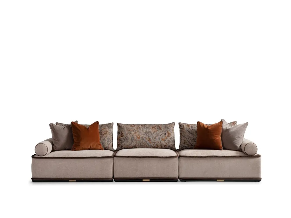 Wochenendangebot Viersitzer Sofa 4 Sitzer Couch Stoffsofa Polstersofa Moderne Grau