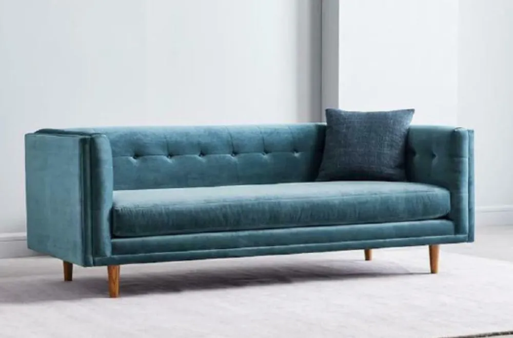 Schnäppchen Wohnlandschaft Stoff Sofa 3 Sitzer Relax Sitz Design Couch Lounge Sofas Textil