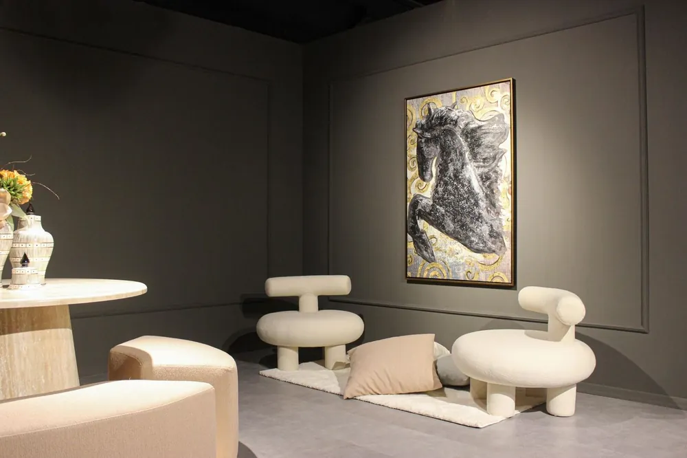 Wohnzimmer 2x Sessel Design Einrichtung Modern Textil Neu Möbel Finale Aktion