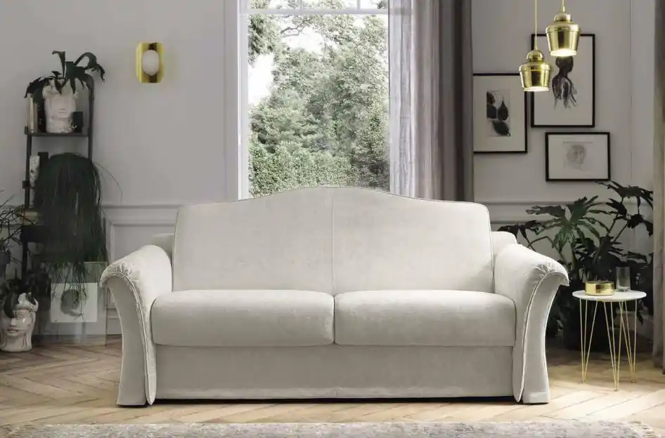 Wohnzimmer Sofa 3 Sitzer Grau Designermöbel Polster Sofas Textilsofa 208 x 103cm Highlight