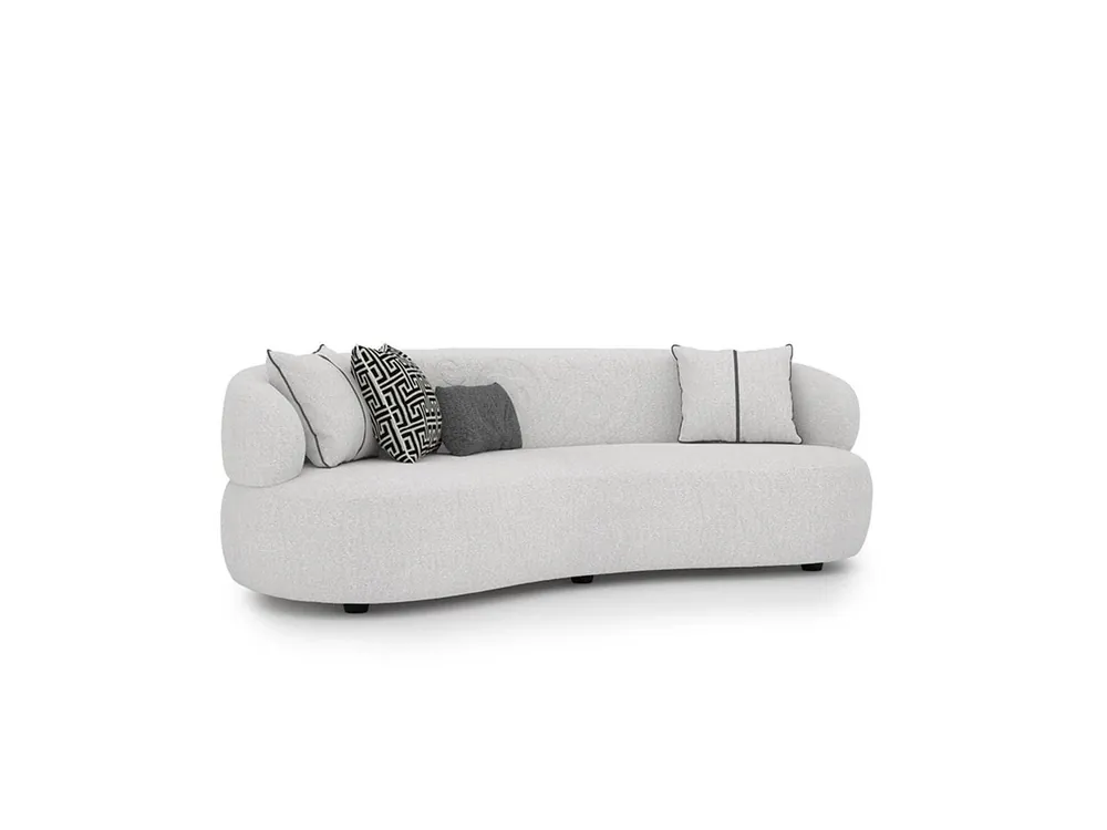 Gleich Bestellen Wohnzimmer Weiß Sofa Dreisitzer Textil Polstermöbel Modern Designer Möbel