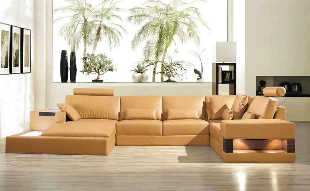 Big xxl ledersofa sofa Couch polster eck lounge garnitur u form wohnlandschaft Limited Edition