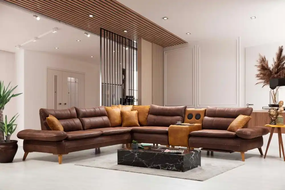Kostenloser Versand Bluetooth Multifunktion Sofa Couch Ecksofa Sound System Wohnlandschaft