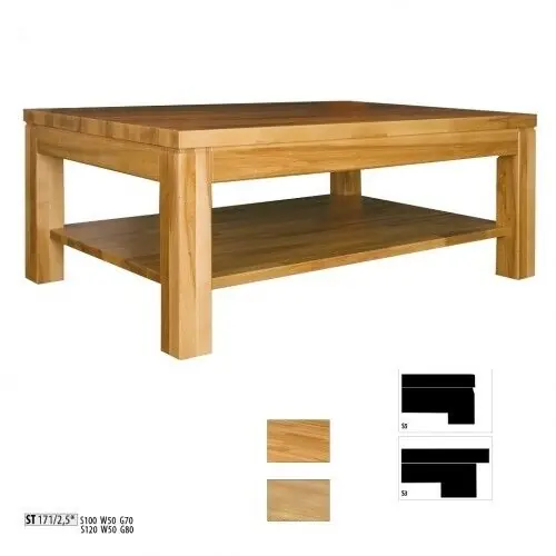 Couchtisch Holztisch Echtholz Couchtische Tischplatte Beistelltisch Tisch 100x70 Ausverkauf