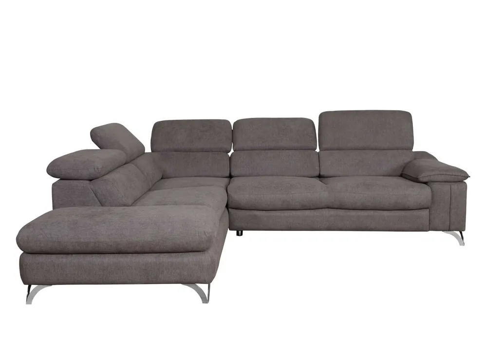 Design Ecksofa L-form Bettfunktion Couch Leder Textil Sofa Multifunktion Gratis Versand