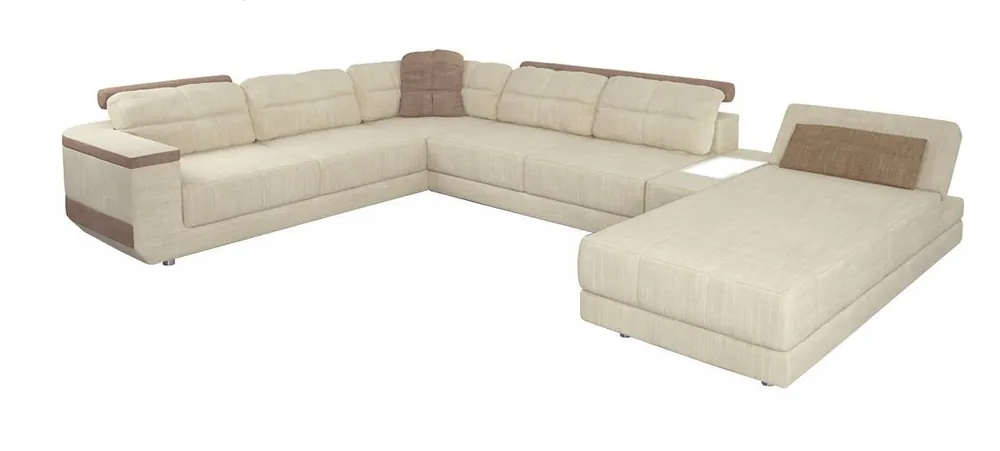 Finale Aktion Design Ecksofa U-Form Modern Sofa Wohnlandschaft Polster Bettfunktion Möbel Neu