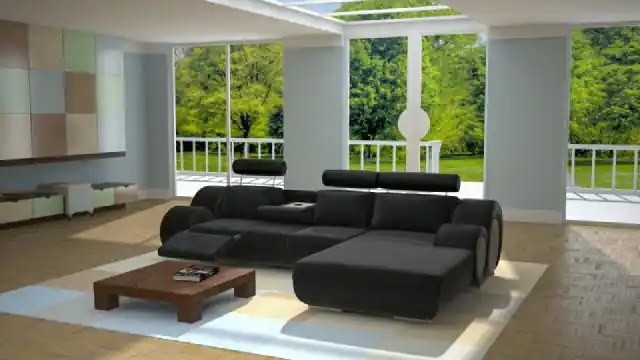 Handgefertigt Design Garnitur Wohnlandschaft Eckcouch Couch Sofa Polster Massfertigung USB