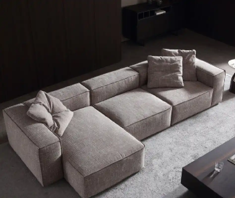 Mengenrabatt Design Polsterung Textil Modern Elegant Design Stoff Ecksofa L-Form