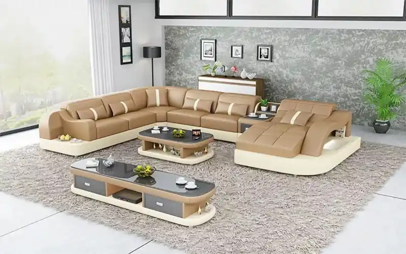 Design Sofa Komplettset Garnitur Polster Ecksofa Eckcouch Couch Sideboard Sonderangebot