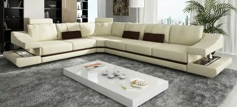 Design Wohnlandschaft Ecksofa Textil Leder Neu Sofas L Form Sofa Couch Polster Bestseller