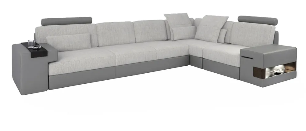 Neue Kollektion Designer Ecksofa Wohnzimmer Wohnzimmer Luxus L-form Sofas neue Stoffsofas
