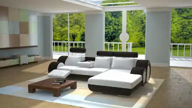 Designer Garnitur Wohnlandschaft Eckcouch + USB,Sofa Polster Ledersofa Sofas Neu Kracherpreis