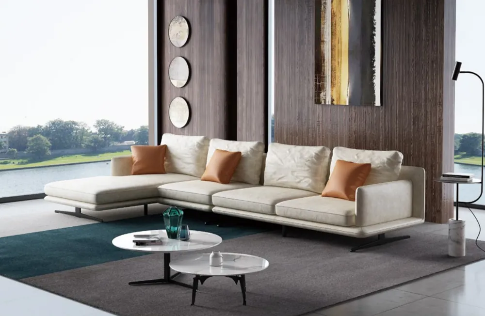 Designer Ledersofa Ecksofa Polster Eck Couch Sitz Deko Eck L Form Garnitur Sofort Bestellen